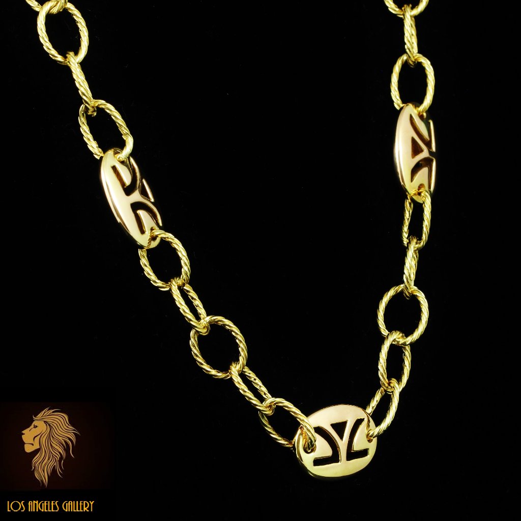 4950 New Rare Limited Edition Levian Logo Necklace 14k 2450$